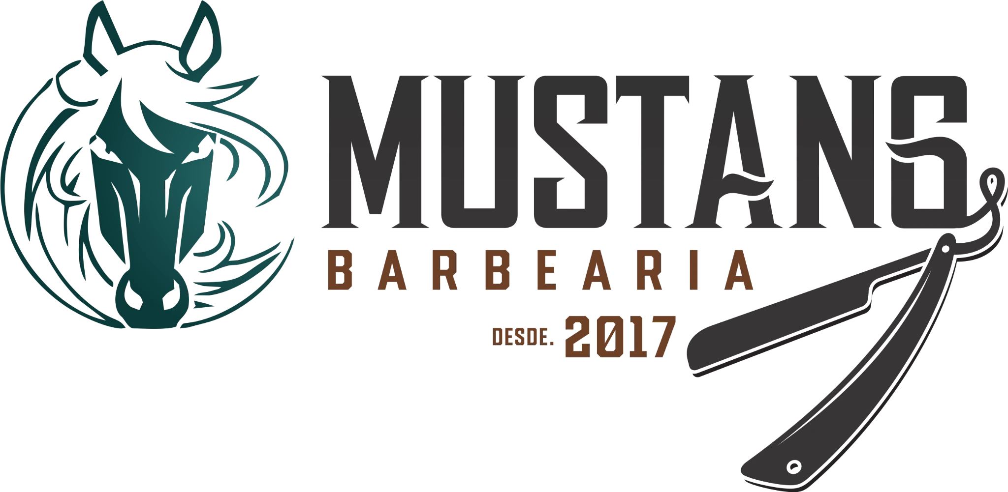 Logomarca Mustang Barbearia
